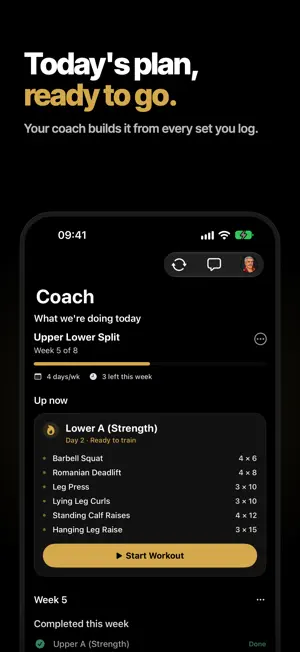 Workout Planner: dynaimic screenshot 1