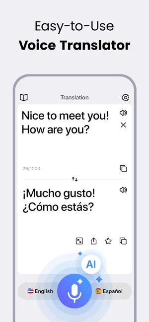 Voice Translator: AI Translate screenshot 1