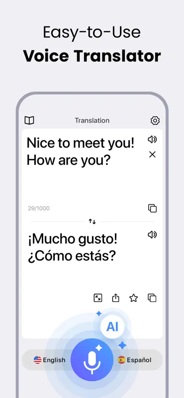 Voice Translator: AI Translate screenshot 1 of 6