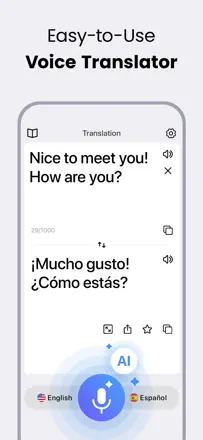 Voice Translator: AI Translate: Screenshot 1 von 6