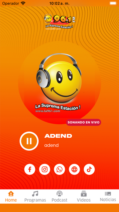 LA SUPREMA ESTACION 961 FM Screenshot