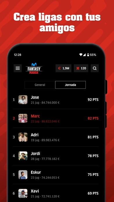 Fantasy MARCA Screenshot