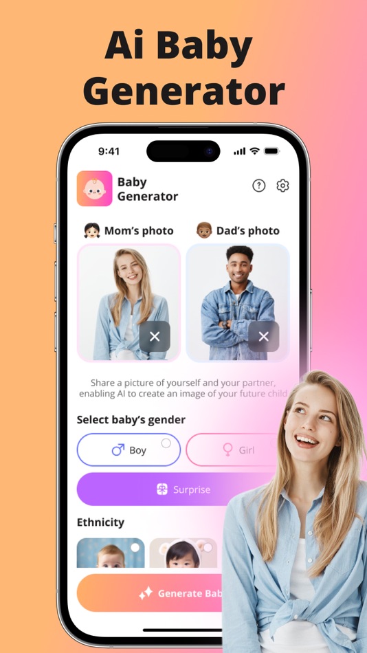 #1. AI Face Maker - Baby Generator (iOS) 来自: Cosima Schmud