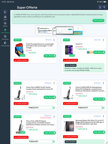 Scontify - Offerte e Coupon iPad screenshot