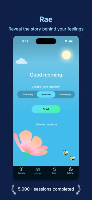 Rae - AI Therapeutic companion screenshot 1