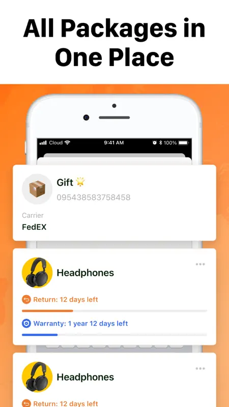 ‎My Package Delivery Tracker screenshot 2 of 6