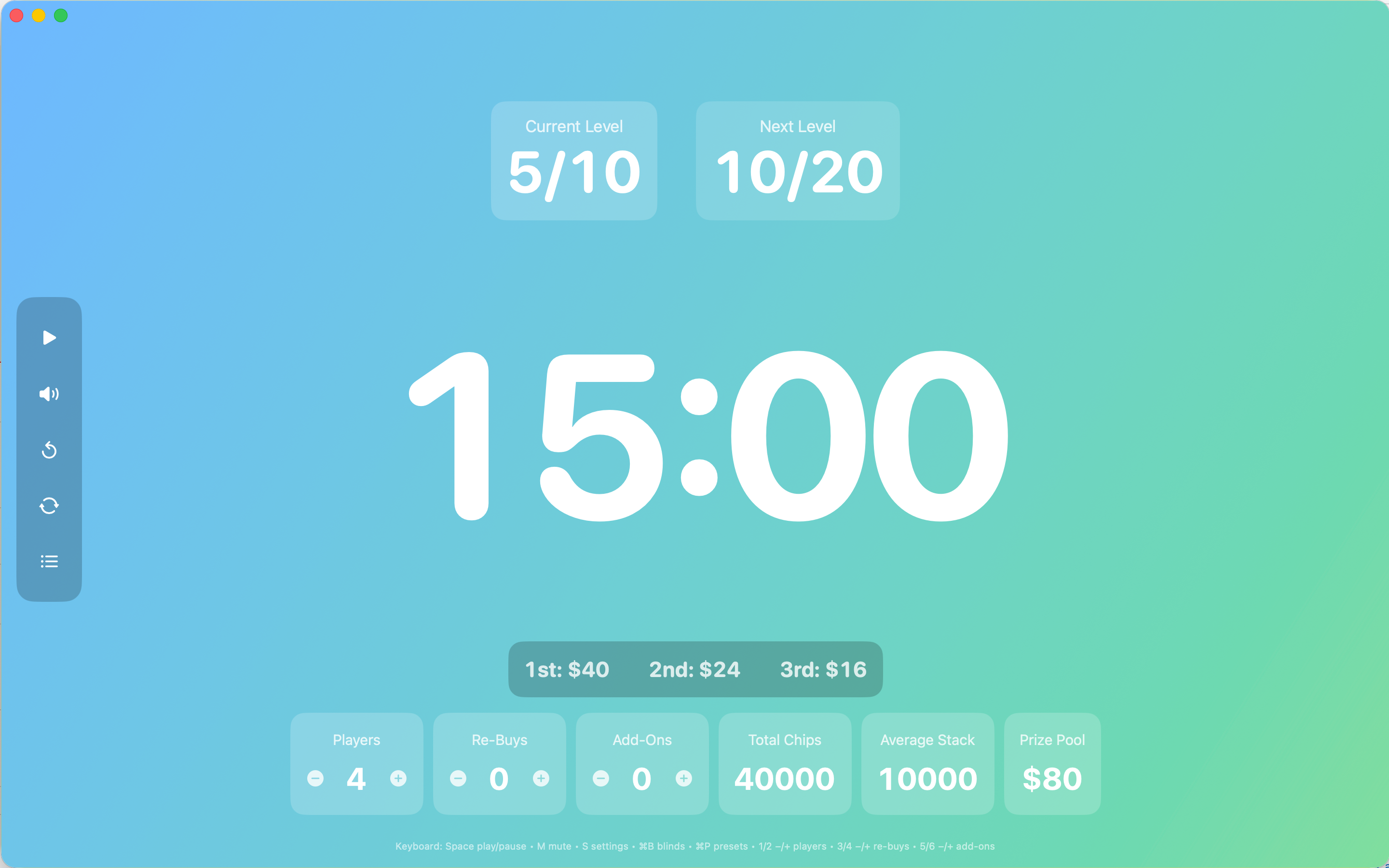 Poker Tournament Manager (PTM) screenshot 7