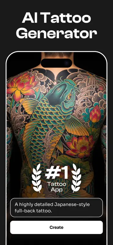 Tattooist・AI Tattoo Generator screenshot 1 of 9