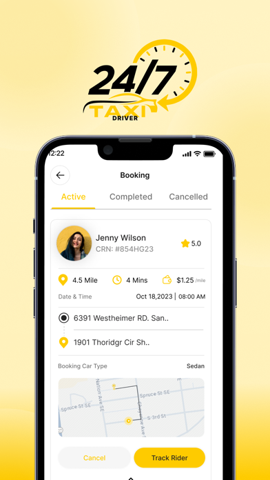 24x7 Taxi Driver Iceland Screenshot