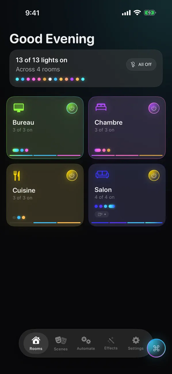 Screenshot #1 pour Command for Philips Hue