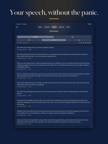 Bar Mitzvah Planner: Kvell iPad screenshot