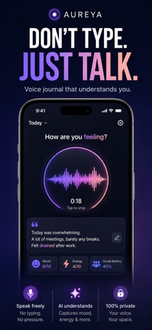 AUREYA: Mood & Energy Tracker Screenshot 2 of 8