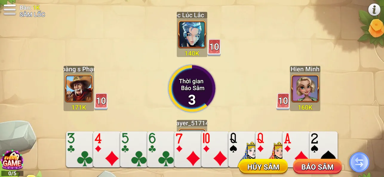 #2. Sâm Lốc Offline - Xâm Chặt Heo (iOS) De: LONG PHAM XUAN