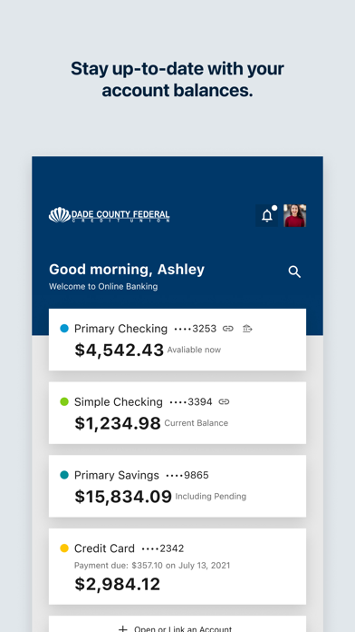 DCFCU Mobile iPhone screenshot 2 - Finance app