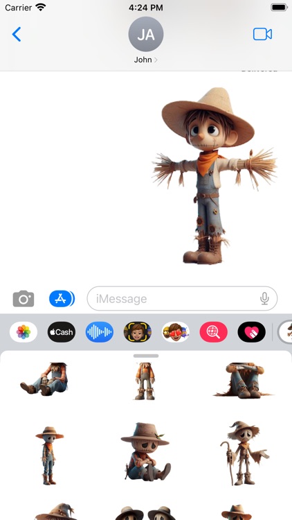 Sad Scarecrow Stickers screenshot-5