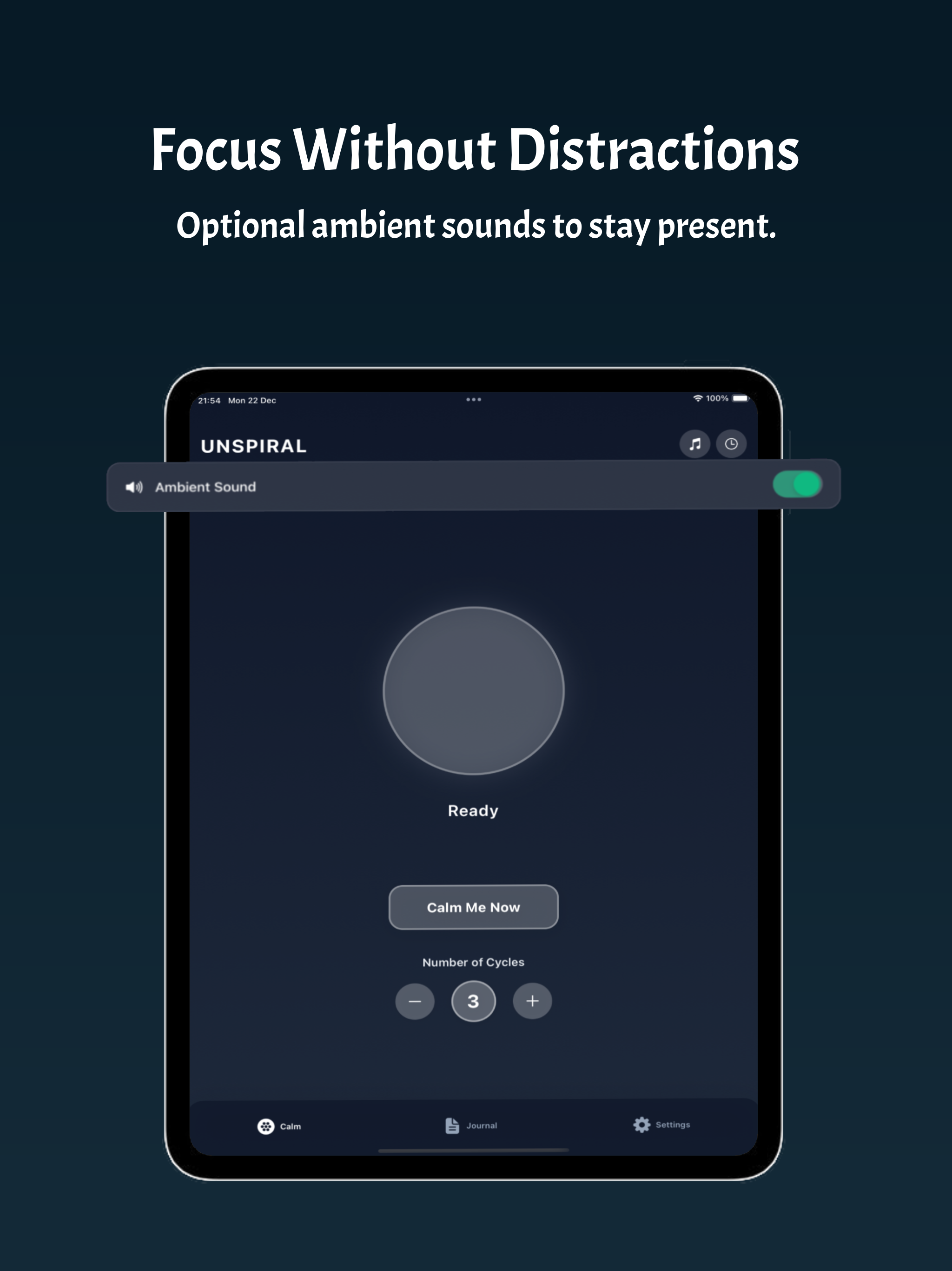 Unspiral: Calm Your Mind