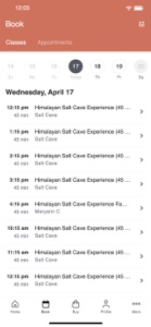 Corcova Salt Spa screenshot #2 for iPhone