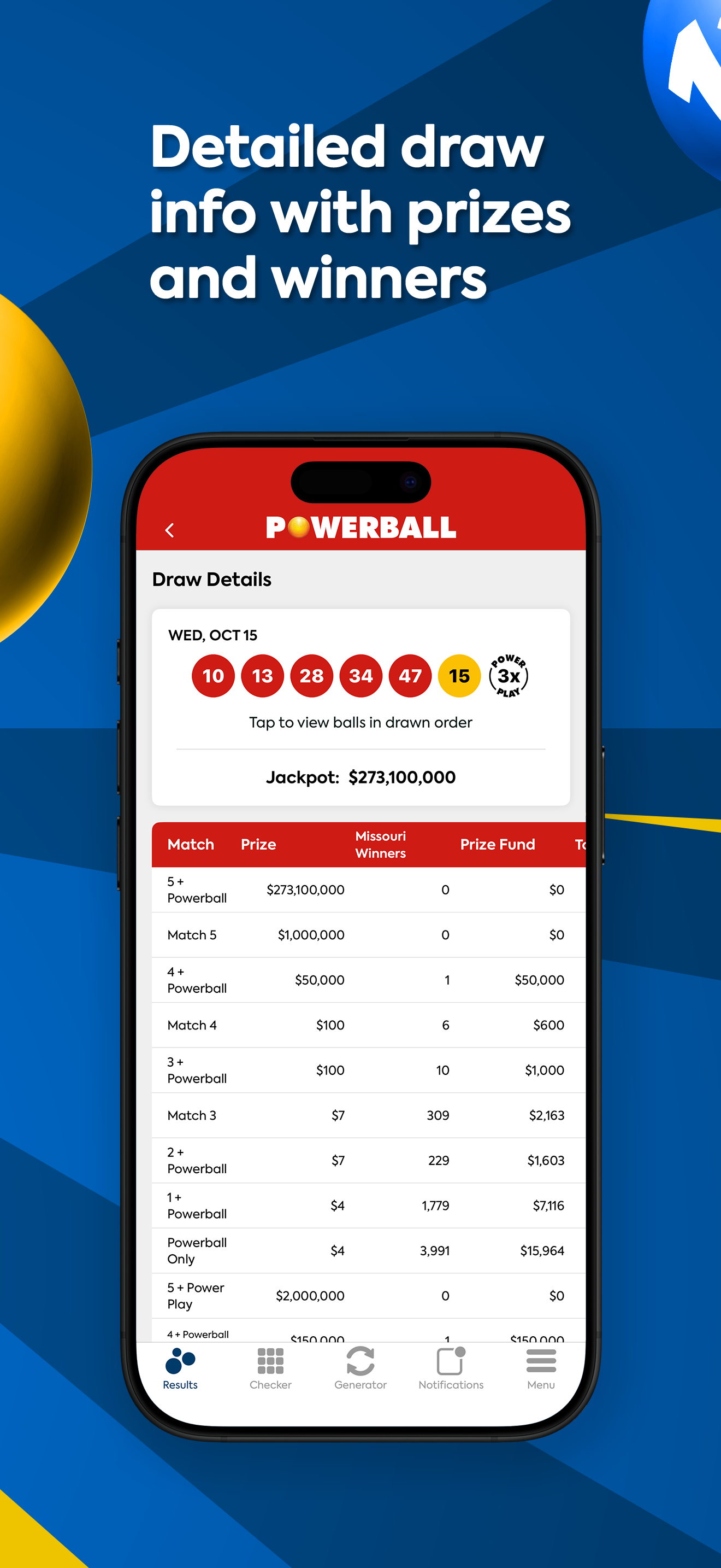 Missouri Lottery Numbers screenshot 3