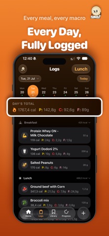 FoodieCalc - Calorie Tracker Screenshot 4 of 6