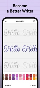 Calligraphy Practice · Cursive screenshot