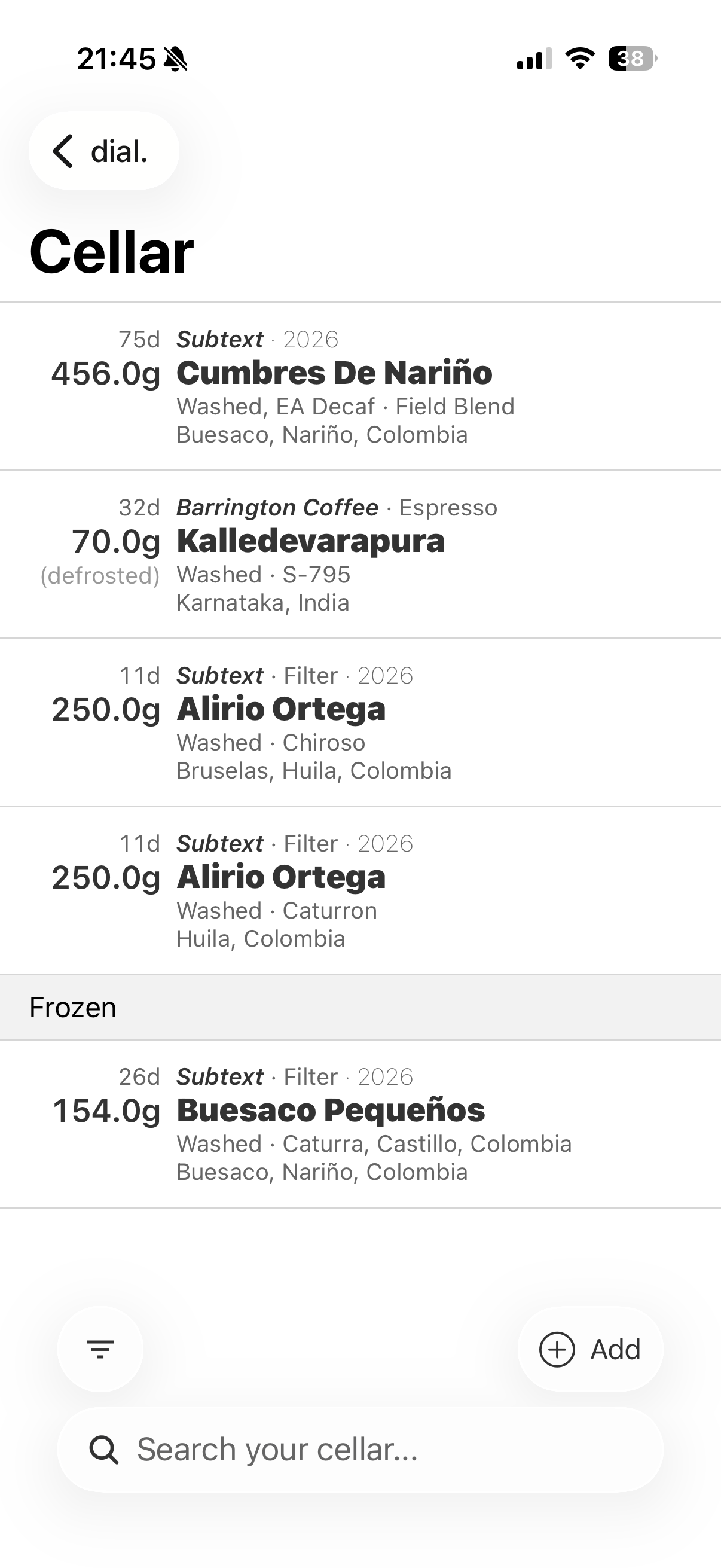 Dial — Brew Repository