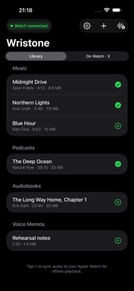 Wristone: Watch Audio Player screenshot 3