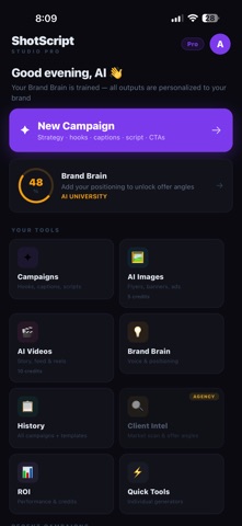 Shotscript Studio Pro Inc screenshot