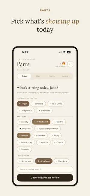 Parts: An IFS Companion screenshot 2