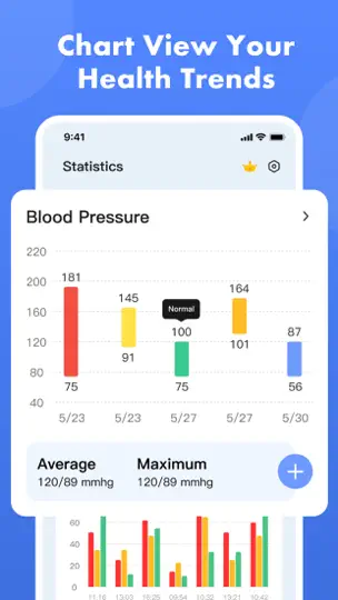 Captura de pantalla de Blood Pressure App-Health Body en iPhone 2