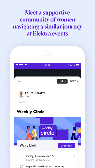 Elektra Health iPhone screenshot 3 - Health & Fitness app