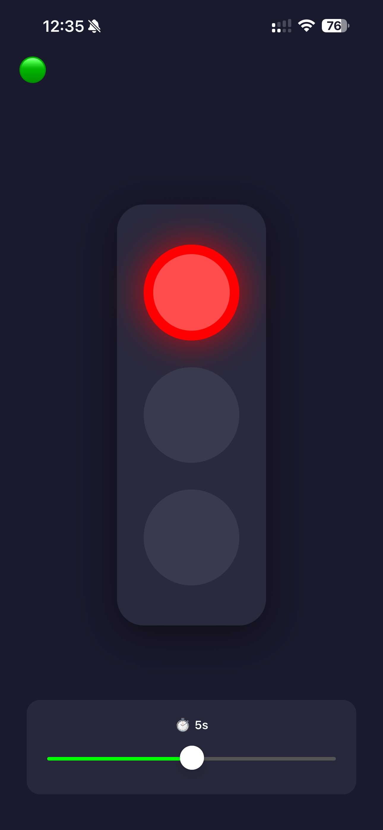 Kids traffic lights simulator