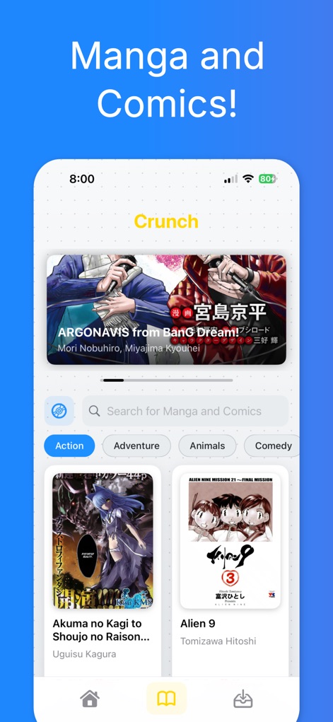 Crunch - Manga and Comics - Books App | MWM