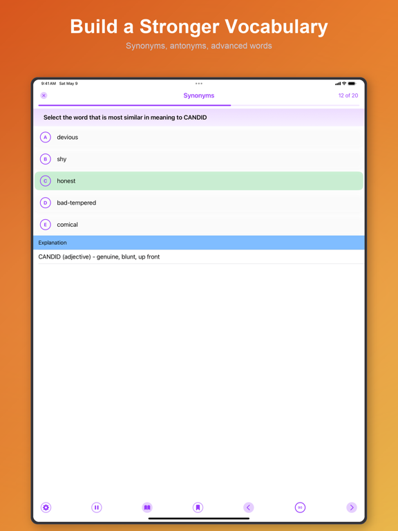 Screenshot #5 pour 11+ Vocabulary Builder LT