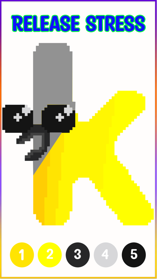 Alphabets Pixel Art No. Color - 1.3 - (macOS)