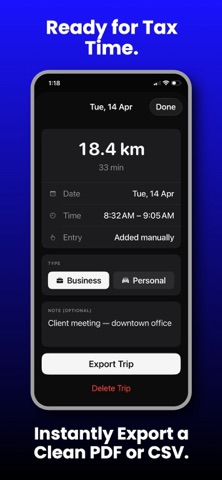 DriveMeter: Mileage Tracker Screenshot 3 of 3