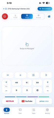 Remote for Samsung Tv Control iPhone screenshot