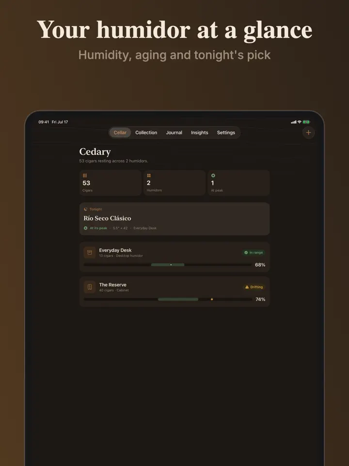 Cedary on iPad: screenshot 2 of 7