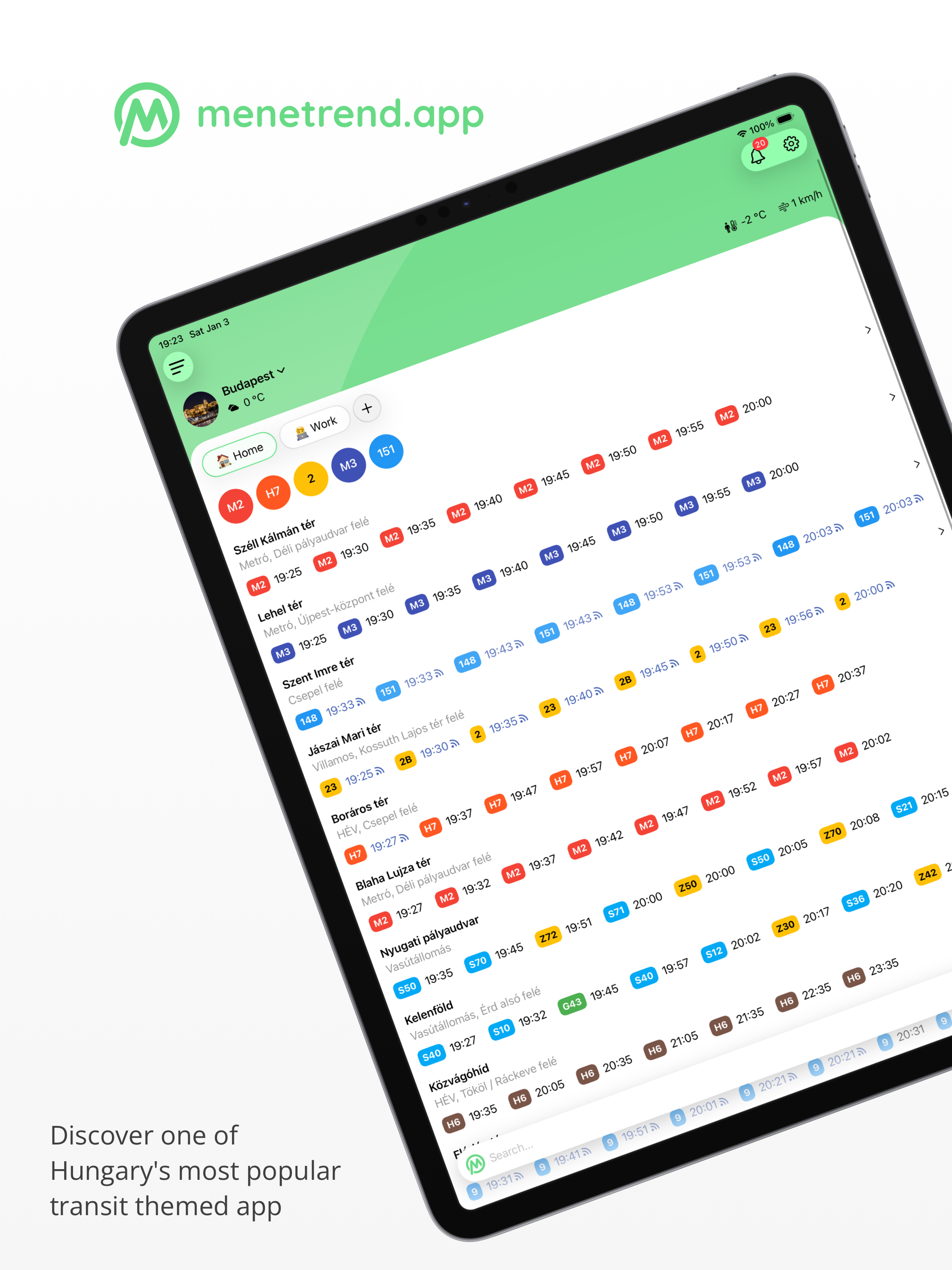 MenetrendApp