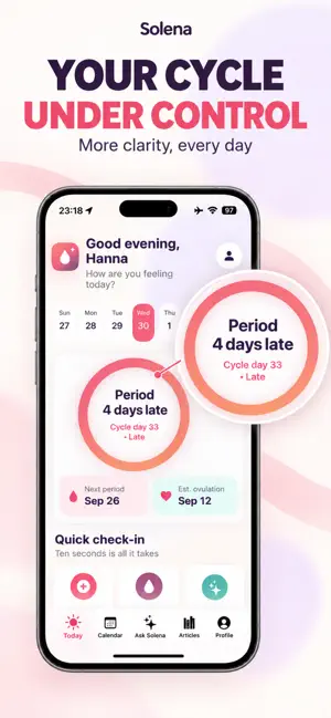 Solena: Cycle & Period Care screenshot 1