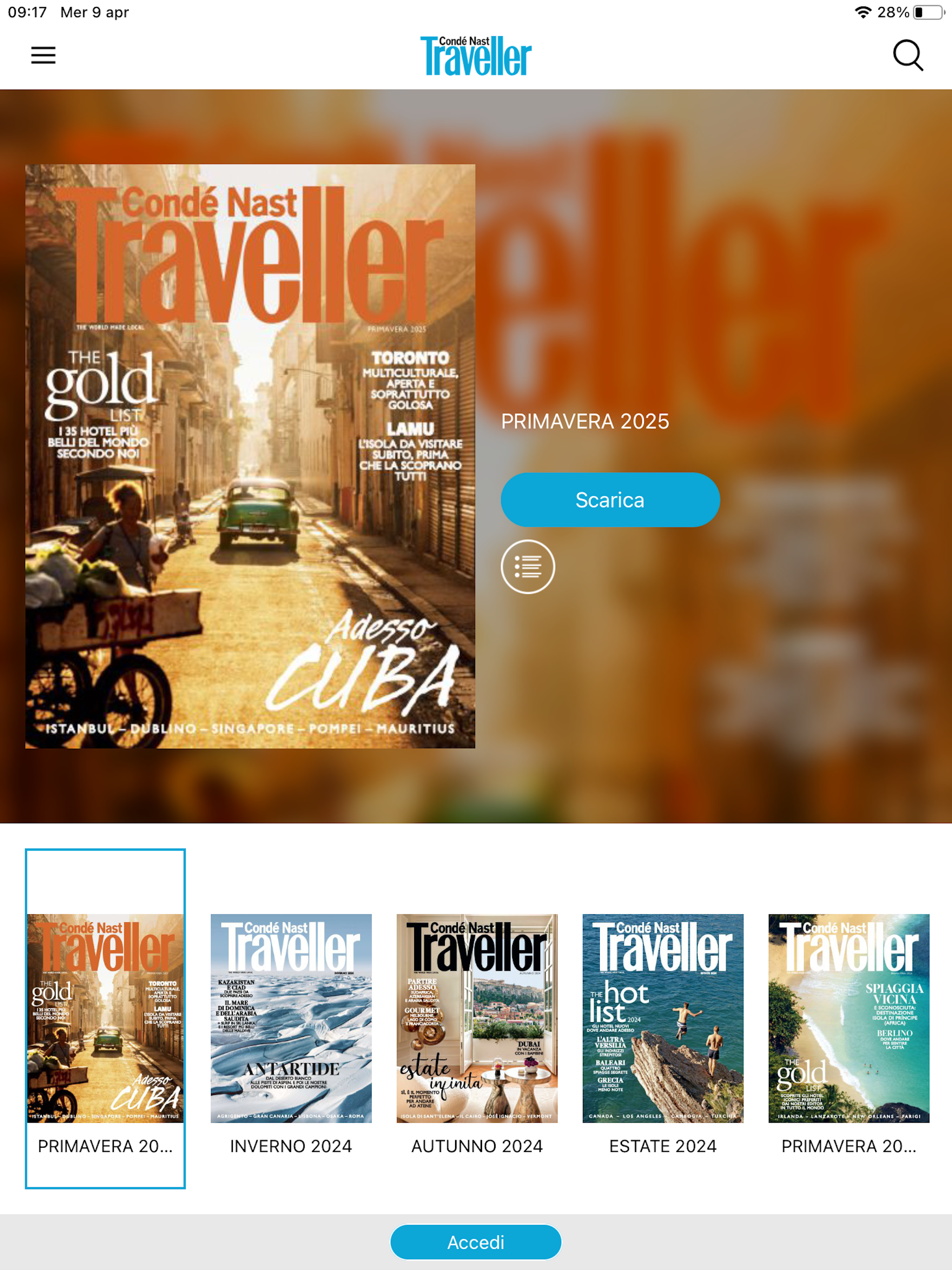 Traveller  Italia