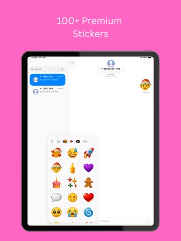 Liquid Glass Emojis iPad screenshot
