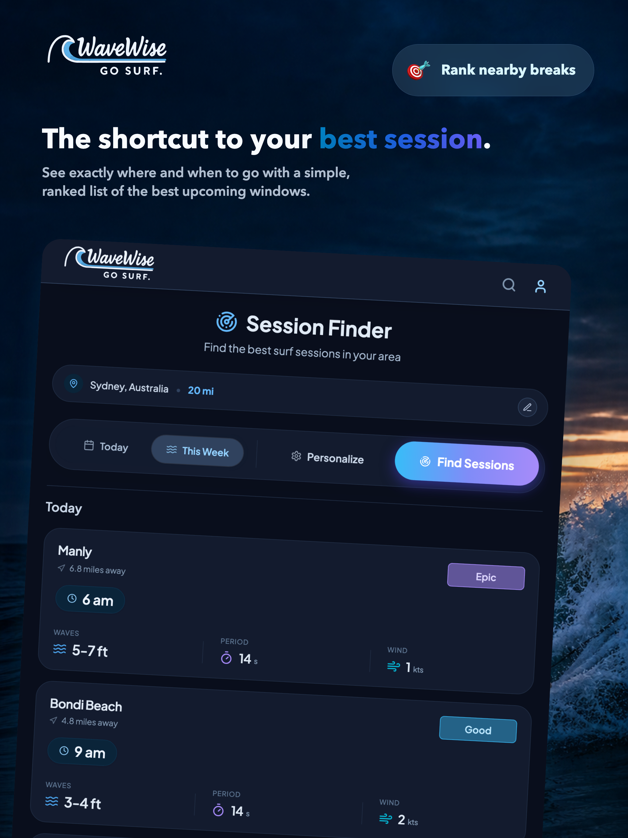 WaveWise: Smart Surf Finder