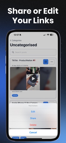 LinkVault：书签链接 收藏网址 管理同步工具应用助手 screenshot
