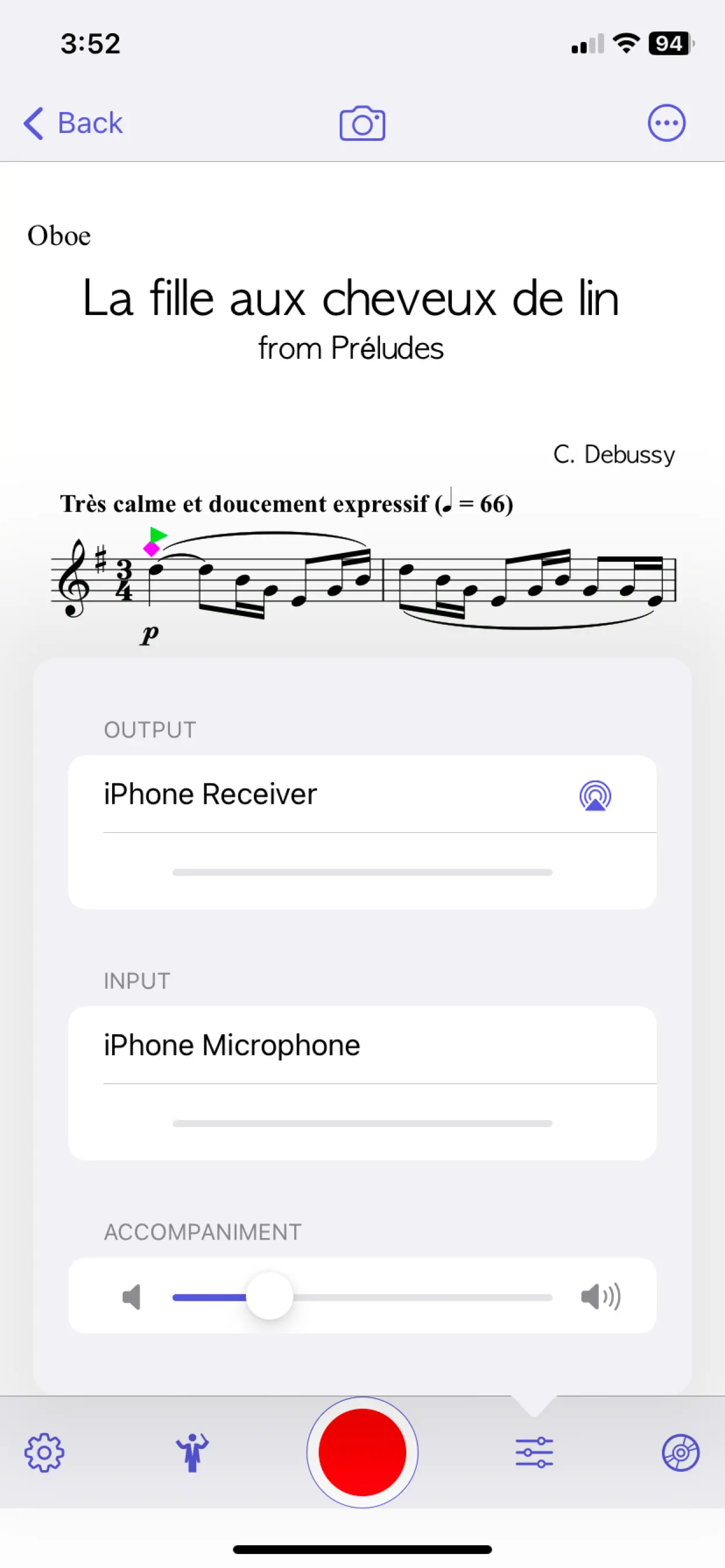 #4. Cadenza Live Accompanist (iOS) De: MetaMusic Inc.