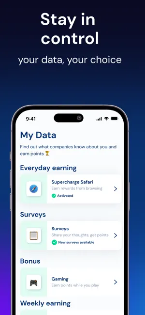 Gener8: Earn From Your Data screenshot 8