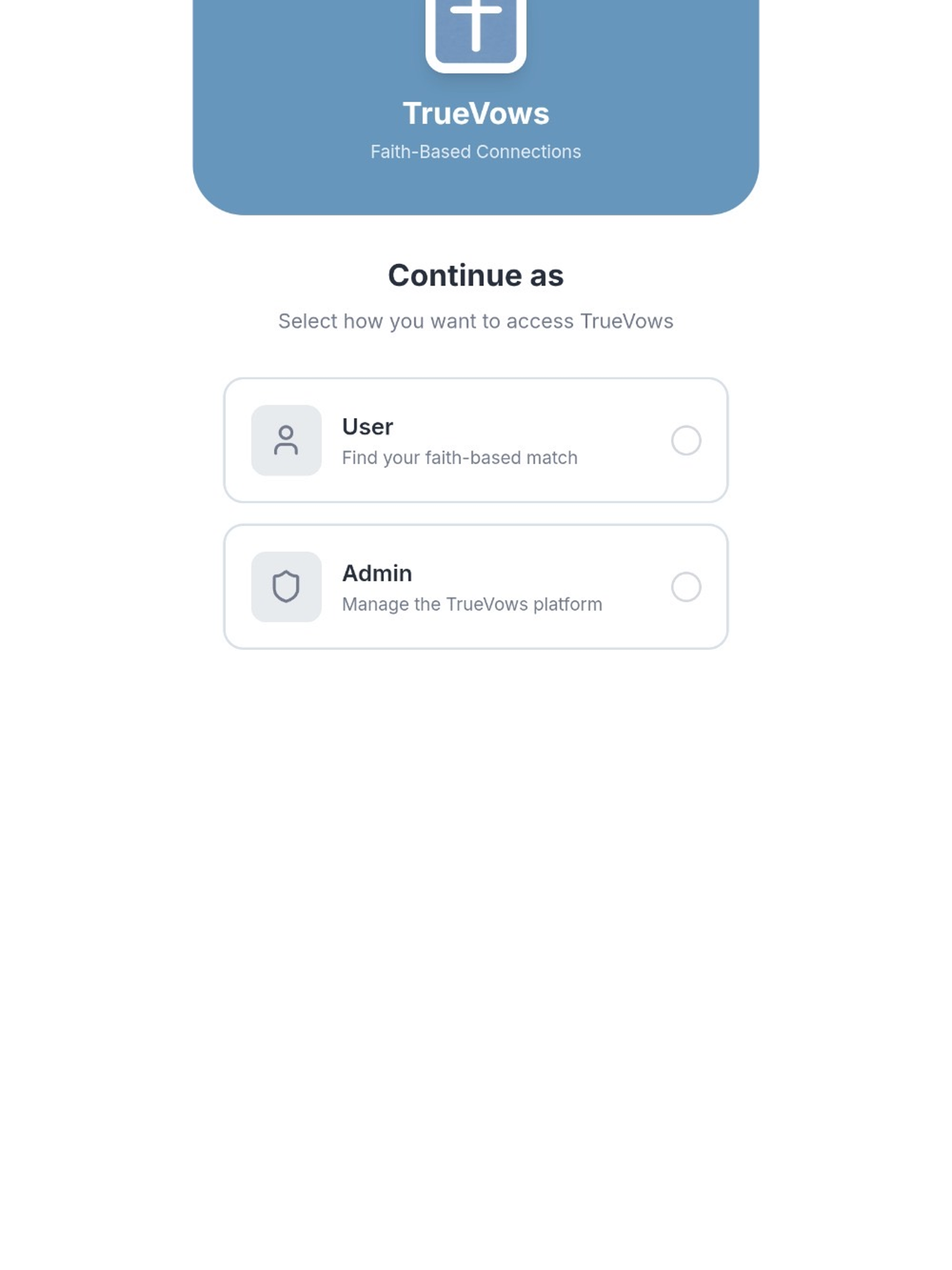 TrueVows App