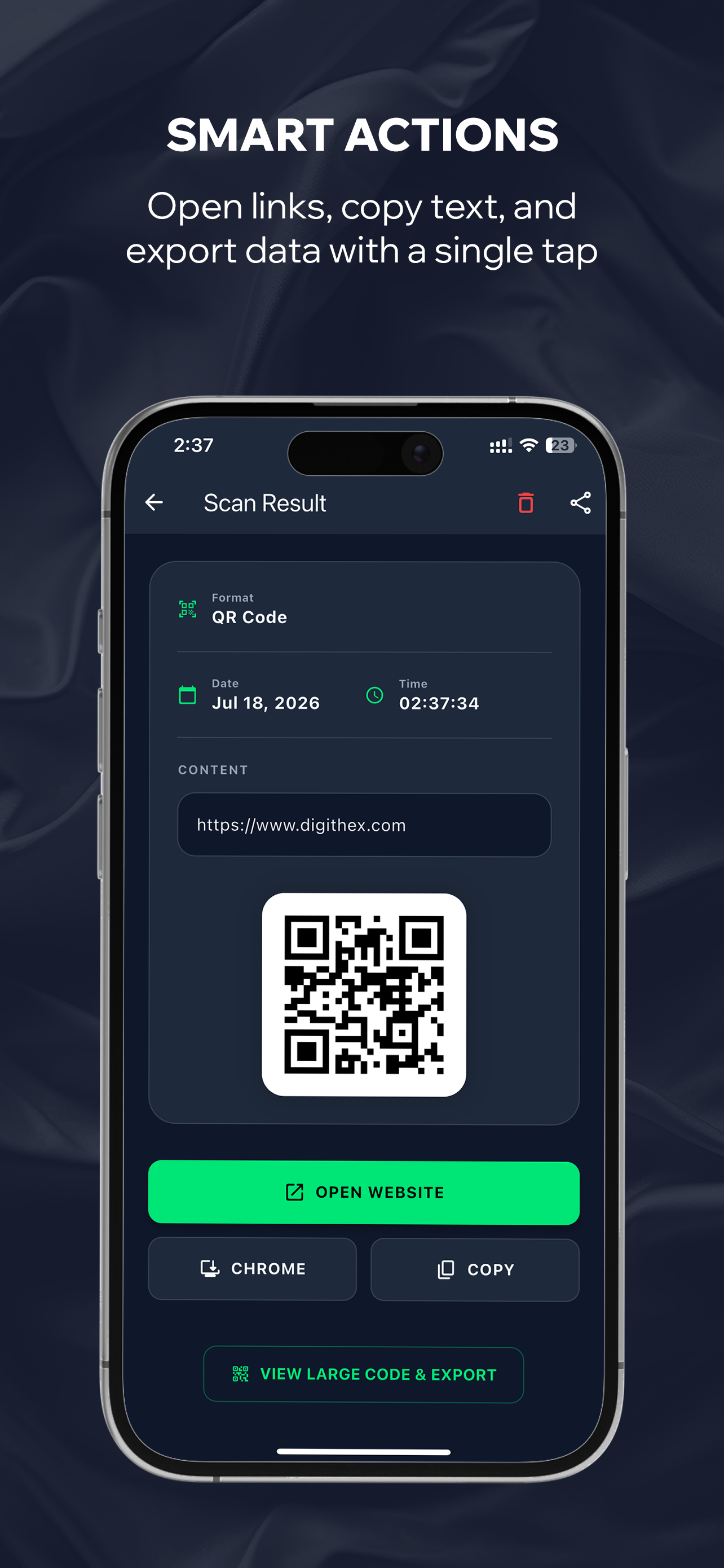 QR Barcode: Scanner & Creator screenshot 2