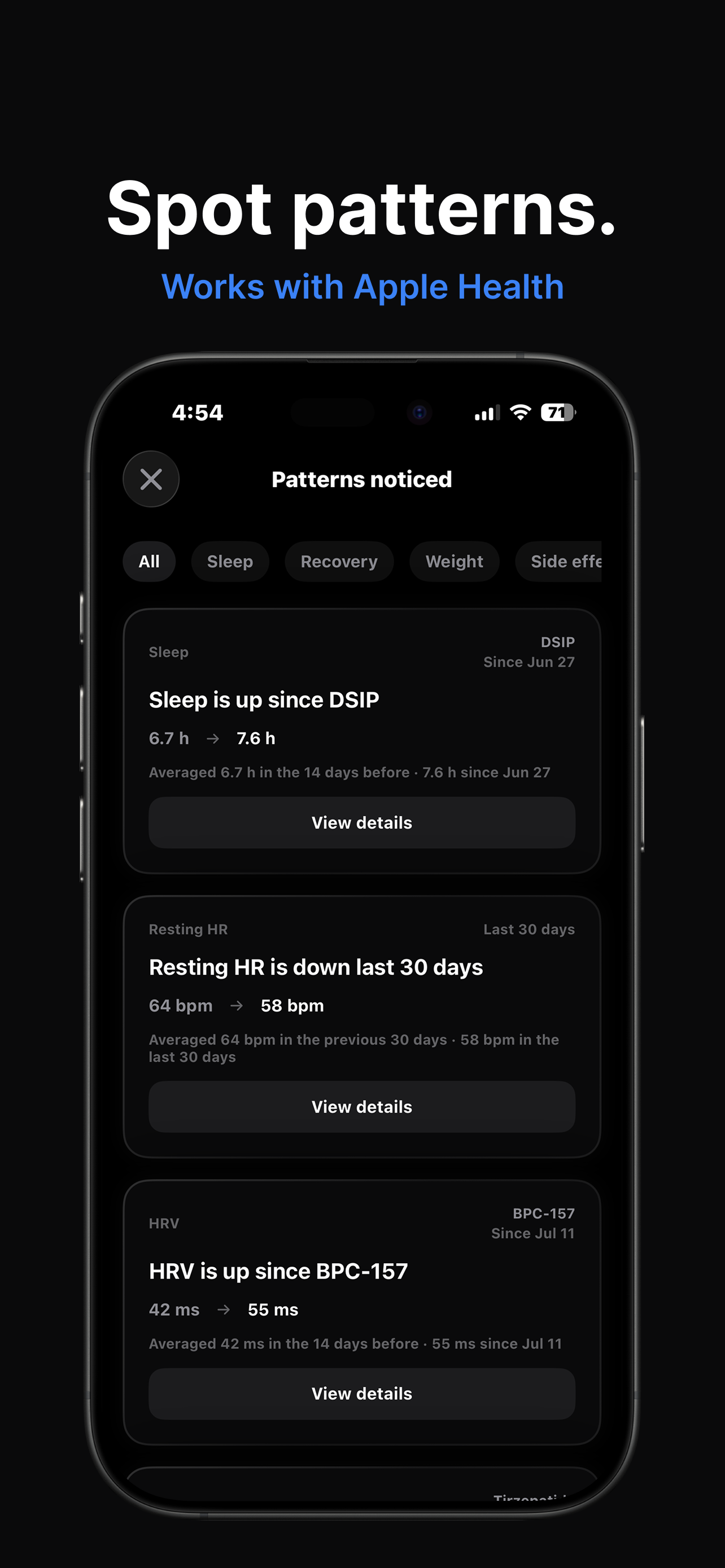 Dose: Peptide Tracker screenshot 2