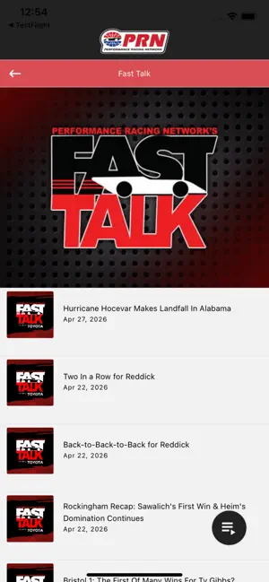 Performance Racing Network screenshot 4