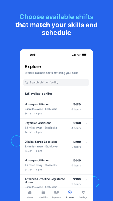 ExtraShift app screenshot 3